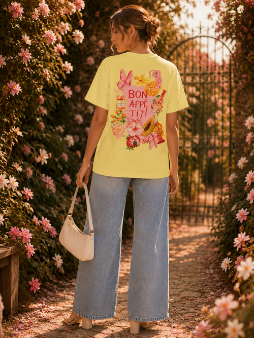 26297 Bon Appétit T-Shirt Geel