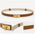 Lederen Riem - Bruin