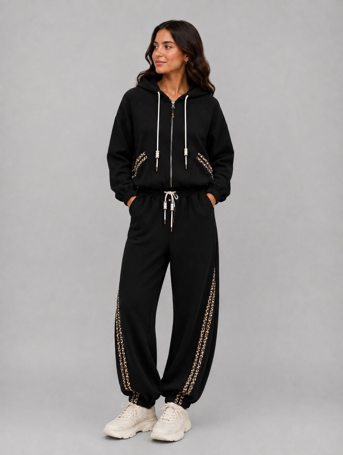 Pak tijger set - zwart one size